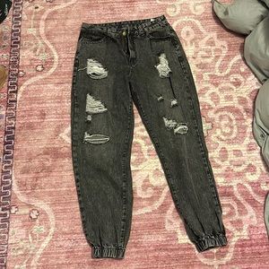Jean joggers